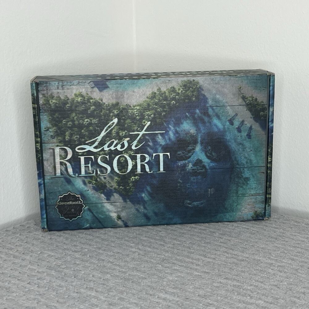 Deadbolt Mystery Society “Last Resort” Murder Mystery Game New Unplayed Open Box